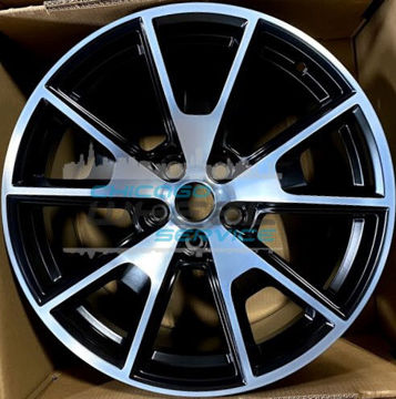 Picture of 19x9.5  Ford Mustang 2020 Black Machined Rear Wheel Rim FR3Z1007K