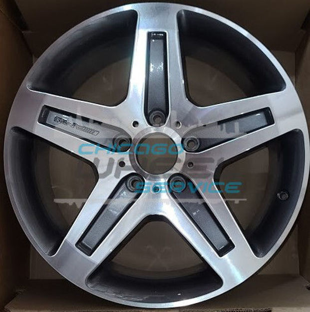 Picture of 19x9.5 Mercedes G55, G550, G63, G65 Machined Charcoal Wheel 4634012102