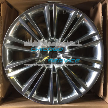 Picture of 20x10 Jaguar XJ, XK Polish Rear Wheel Rim C2D9178