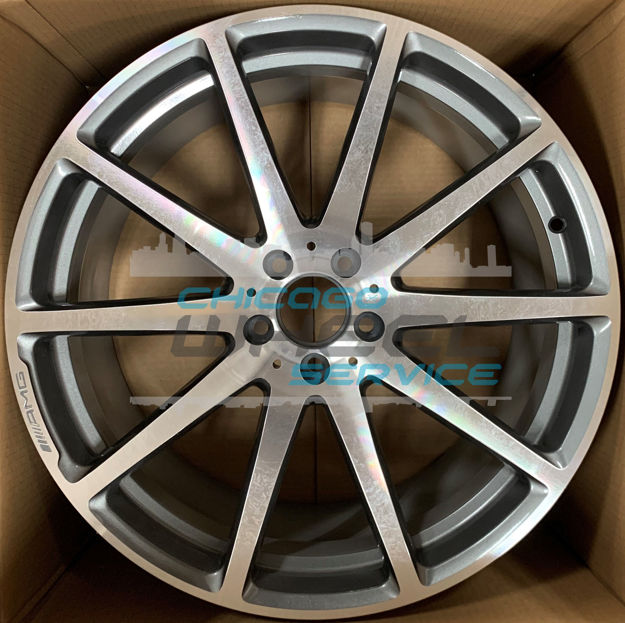 Picture of 20x10 Mercedes SL550, SL63, SL65 Machined Charcoal Rear Wheel Rim 23140123027X15