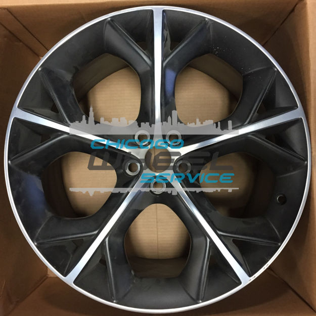 Picture of 20x10.5 Jaguar F-Type Polish Black Rear Wheel Rim T2R18454