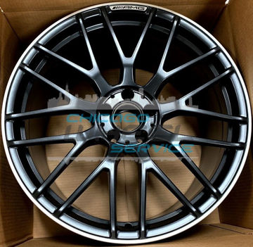 Picture of 20x12 Mercedes AMG GT 2018 2019 2020 Black Flange Cut Wheel 1904011500