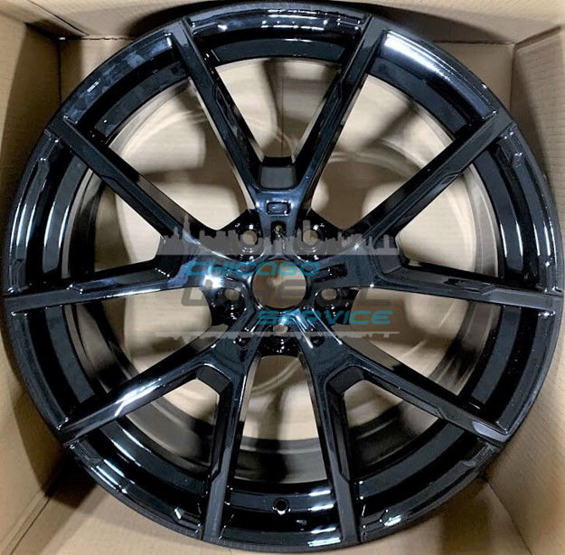 Picture of 20x8 BMW 840i, M850i Painted Black Front Wheel Rim 36118097240