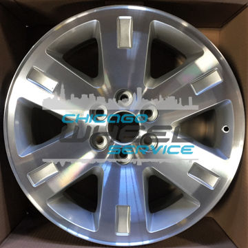 Picture of 20x8.5 GMC Sierra 1500, Yukon Machined Silver Wheel Rim 9596387