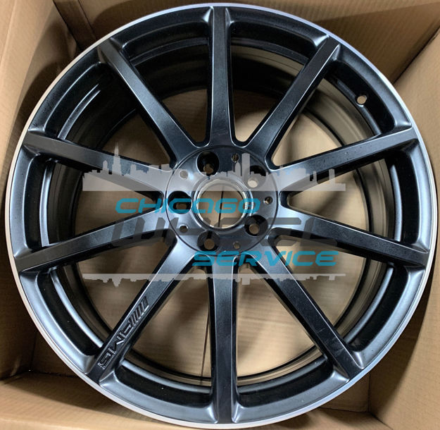 Picture of 20x8.5 Mercedes S63, S65 Black With Machined Lip Wheel Rim 2224010600