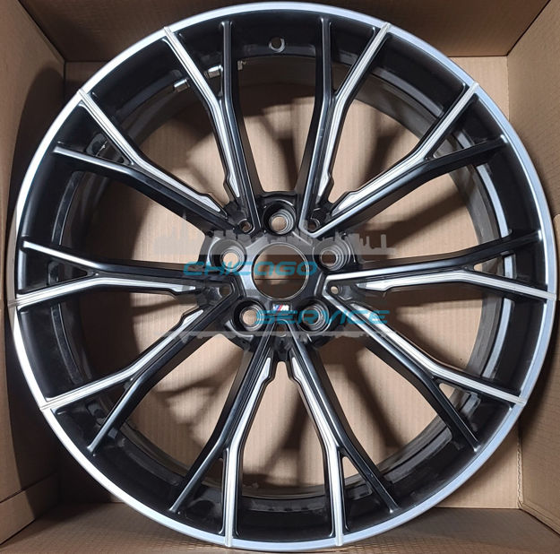Picture of 20x9 BMW 530e, 530i, 540i, M550i New Machined Black Rear Wheel 36116874445