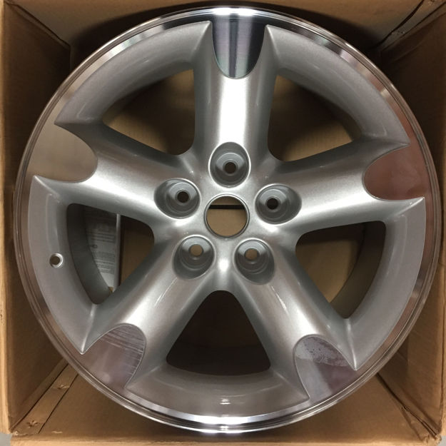 Picture of 20x9 Dodge Ram 1500 2006 2007 2008 Machined Silver Wheel Rim 5J153TRMAA
