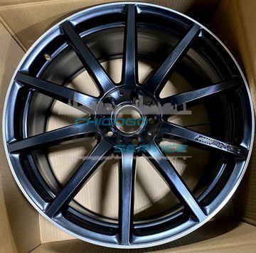 Picture of 20x9.5 Mercedes S63, S65 Black With Machined Lip Rear Wheel Rim 2224010700