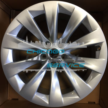 Picture of 20x9.5 Tesla Model X 2016 2017 2018 Silver Rear Wheel Rim 102724500A