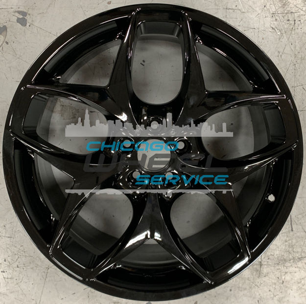 Picture of 21x10 BMW X5, X5M, X6, X6M Black Front Wheel 36116781993