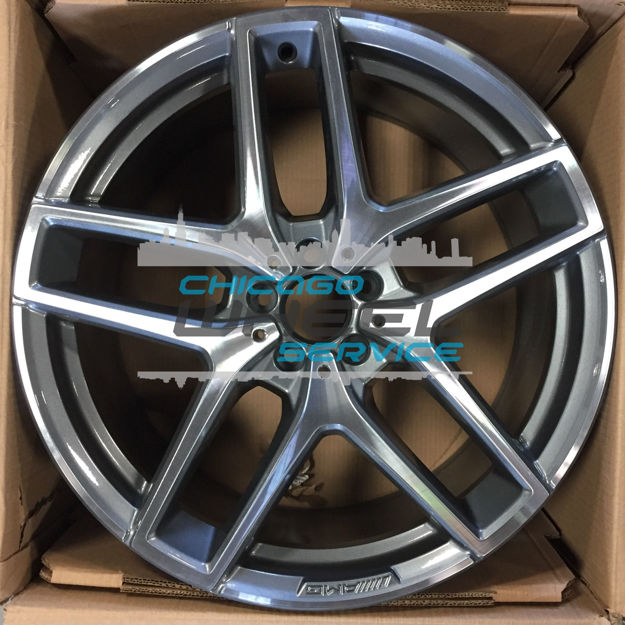 Picture of 21x11 Mercedes GLE43, GLE450, ML63 Machined Charcoal Rear Wheel 29240117007X21