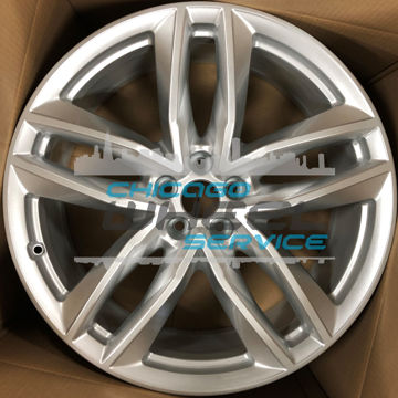 Picture of 21x9.5 Audi Q7 Painted Silver Wheel Rim 4M0601025S