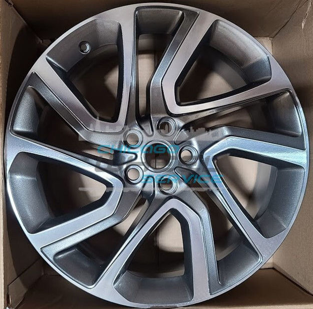 Picture of 21x9.5 Land Rover Discovery, Range Rover Sport Machined Charcoal Wheel LR099143