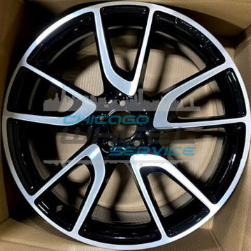 Picture of 21x9.5 Mercedes GLC43 2017 2018 2019 Machined Black Rear Wheel 24340128007X23