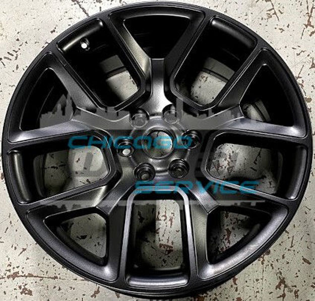 Picture of 22x9 Dodge Ram 1500 Black Wheel Rim 5YD61VCRAB, 5YD61TRMAB