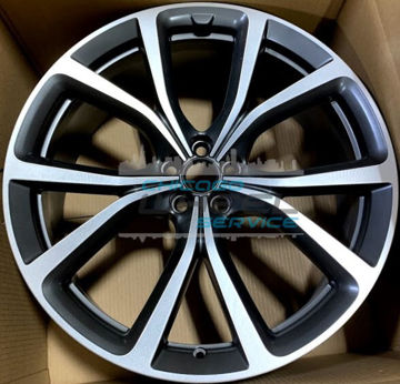Picture of 22x9 Jaguar F-Pace Machined Charcoal Front Wheel Rim KK8M1007EA, T4A17666
