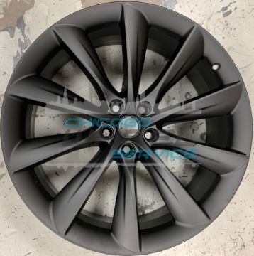 Picture of 22x9 Tesla Model X  Black Front Wheel Rim 102724600B