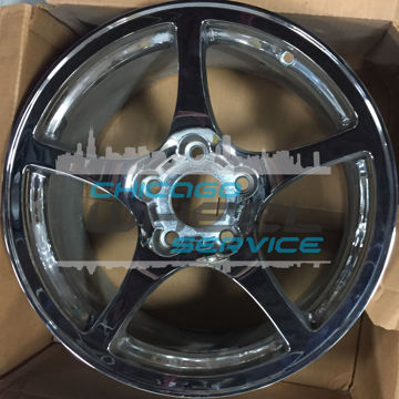 Picture of 17x8.5 Chevrolet Corvette Front Used Chrome Wheel Rim 9594181, 9594738