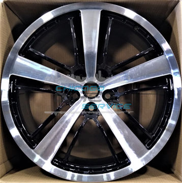 Picture of 21x8.5 Chevrolet Camaro Machined Black Front Wheel Rim 92230280