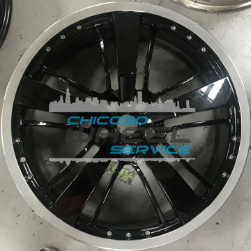 Picture of 21x9.5 Chevrolet Camaro Black Flange Cut Rear Wheel Rim 92230281