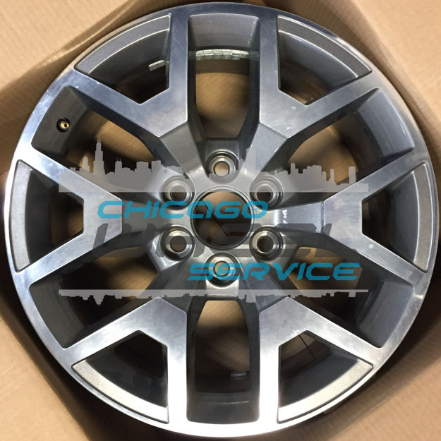 Picture of 20x9 GMC Sierra 1500 Polish Charcoal OEM Wheel Rim 22977696