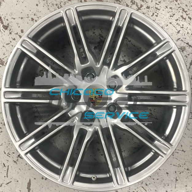Picture of 21x10 Porsche Cayenne Silver Wheel Rim 95836215200041