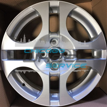 Picture of 16x6 Saturn ION 2003 2004 2005 Painted Silver Wheel Rim 9593675