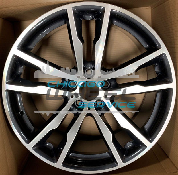 Picture of 20x10 BMW X5M, X6M Machined Charcoal Front Wheel Rim 36112284650