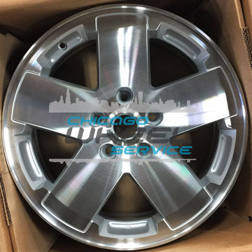 Picture of 18x7.5 Jeep Wrangler Machined Silver Wheel Rim 