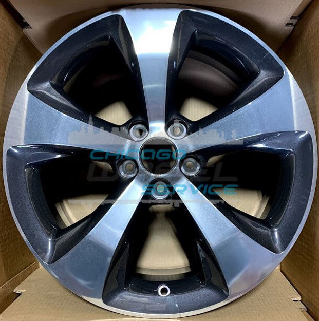 Picture of 18x7 Jeep Cherokee Polish Charcoal Wheel Rim 5XT122STAA