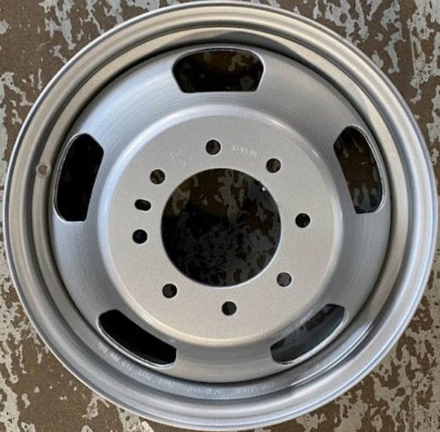 Picture of 17x6 Dodge Ram 3500, Chassis Cab Silver Steel Wheel Rim 6LN07S4AAB