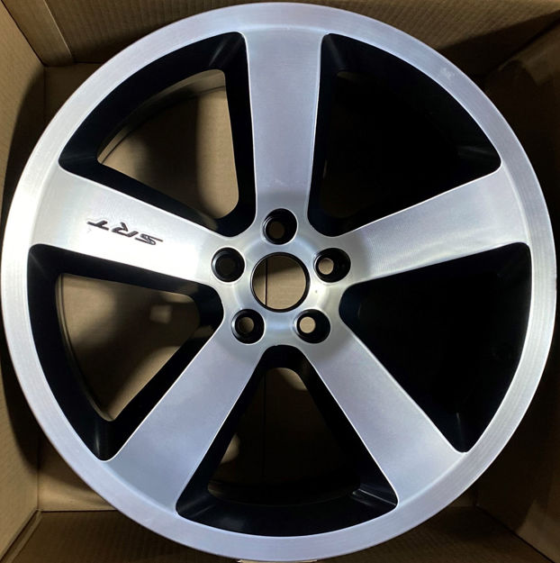 Picture of 20x9 Dodge Charger, Challenger Machined Black Wheel Rim 5290727AB