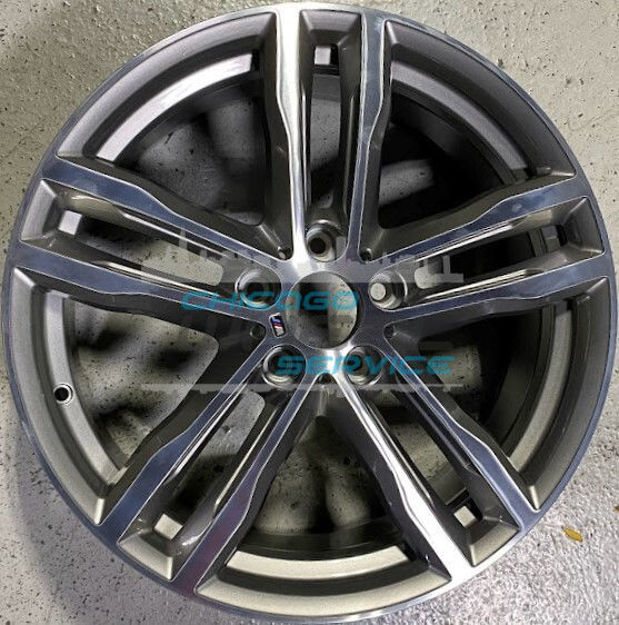 Picture of 19x8.5 BMW 430i, 440i Machined Light Charcoal Rear Wheel Rim 36118043651