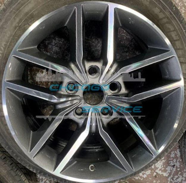 Picture of 18x8 Jeep Grand Cherokee Machined Charcoal Wheel Rim 5XK991STAA, 5XK991STAB