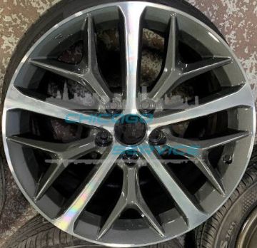 Picture of 18x8 Honda Civic Machined Dark Charcoal Wheel Rim 42700T20A42