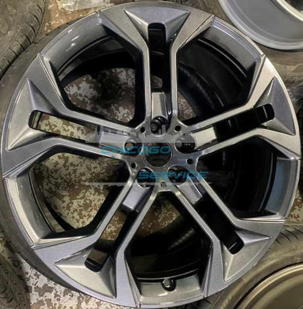 Picture of 21x10.5 BMW X5, X6 Rear Painted Charcoal Wheel Rim 36116885460