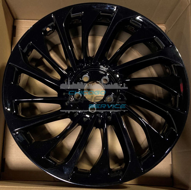 Picture of 22x9.5 Lincoln Aviator Painted Black Wheel Rim LC5Z1007F