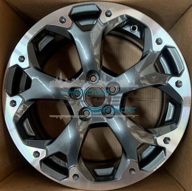 Picture of 17x7 Subaru Crosstrek 2021 2022 2023 Machined Light Charcoal Wheel Rim