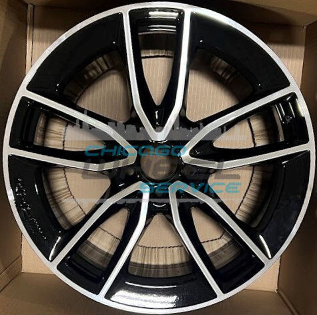 Picture of 19x8.5 Mercedes C43 Machined Black Rear Wheel Rim 205401908017X23