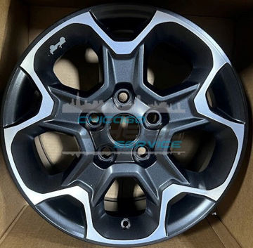 Picture of 17x7.5 Jeep Wrangler Black Machined Gray Sticker Wheel Rim 4755587AA