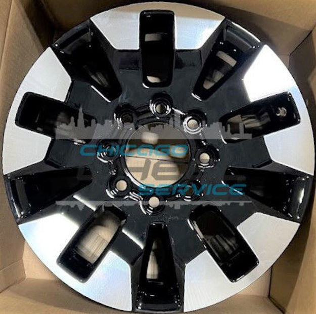 Picture of 20x8.5 Chevrolet Silverado 2500, 3500 Machined Black Wheel Rim 84570987