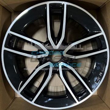 Picture of 20x8 Mercedes E53 Front Machined Black Wheel Rim 21340149007X23