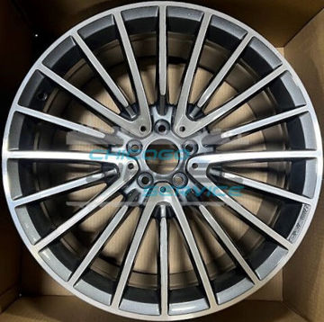 Picture of 21x9 Mercedes S580, S500 Machined Charcoal Front Wheel 22340117007X21