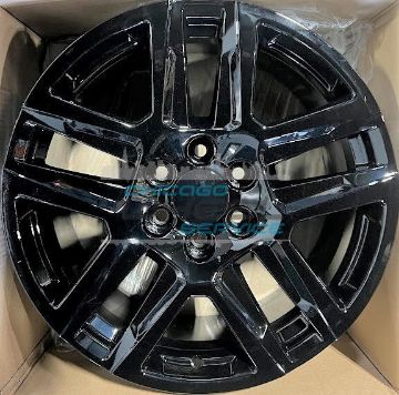 Picture of 20x9 Chevrolet Silverado 1500, GMC Sierra 1500 Replica Black Wheel 84253947, 23377017