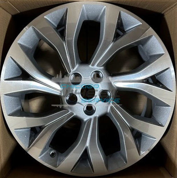 Picture of 21x9.5 Land Rover Range Rover Machined Charcoal Wheel LR098798