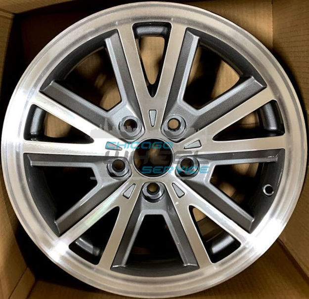Picture of 16x7 Ford Mustang Machined Charcoal Wheel Rim 6R3Z1007E