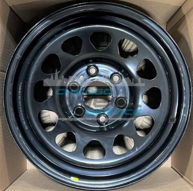 Picture of 17x8 Chevrolet Silverado 1500, GMC Sierra 1500 Black Steel Wheel 84440192