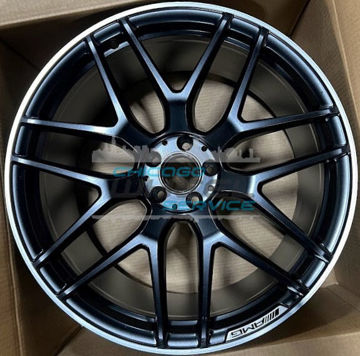 Picture of 22x11.5 Mercedes GLE53, GLE63s Rear Black Flange Cut Wheel 16740145007X71