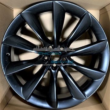 Picture of 22x10 Tesla Model X Black Rear Wheel Rim 1027247XXC