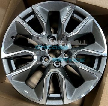 Picture of 20x9 Chevrolet Silverado 1500, GMC Sierra 1500 Machined Light Charcoal Wheel Rim 84604785